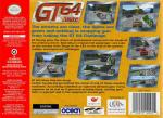 GT 64 - Championship Edition Box Art Back